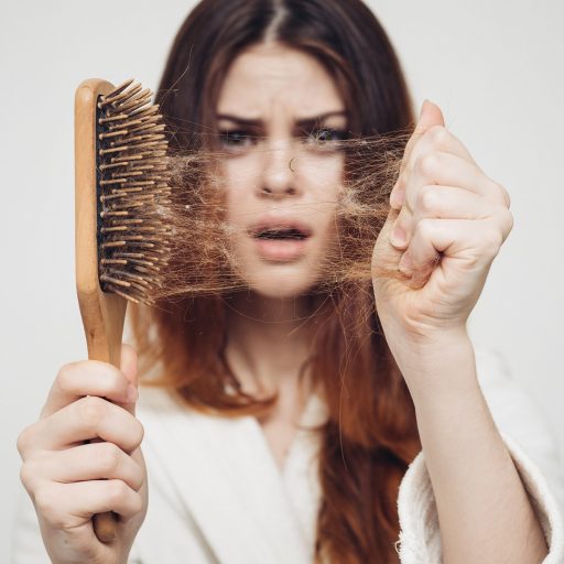 Why do teenagers “often and thickly” lose their hair and is this a cause for concern?